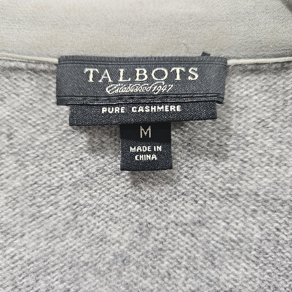 Talbots Light Gray Women's Cardigan - Picture 2 of 5